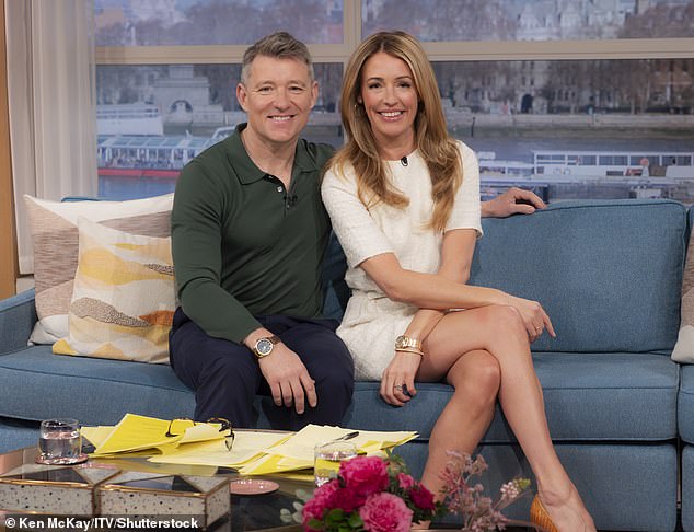 Cat Deeley and Ben Shephard (pictured) joined the program last month and have higher viewing figures than Holly Willoughby and Phillip Schofield in 2023