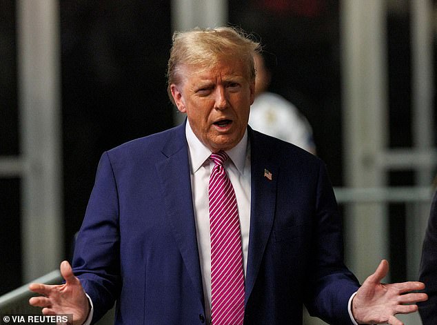 Trump will appear in court on Friday for a separate case.  The ex-president was found to have inflated the value of his assets to get more favorable loans in the New York civil fraud case and had to post a $175 million bond while he appealed.