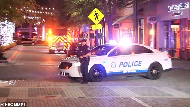 Two people were killed – including the alleged shooter – and seven others were injured after a bar fight turned into a horror shooting