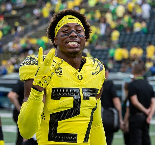 Daylen Amir Austin, 19, a defensive running back for the University of Oregon, was charged with hit and run