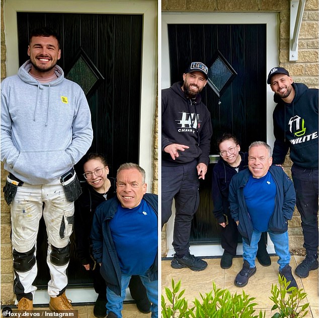 Warwick Davis takes on a new work project after the death of his wife Samantha.  The Harry Potter star stars on YouTube channel Home Improvements UK alongside his Hollyoaks actress daughter Anabelle, 27