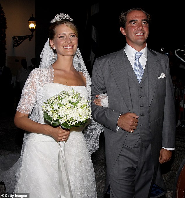 Prince Nikolaos (right), 54, and Princess Tatiana (left), 43, married in August 2010