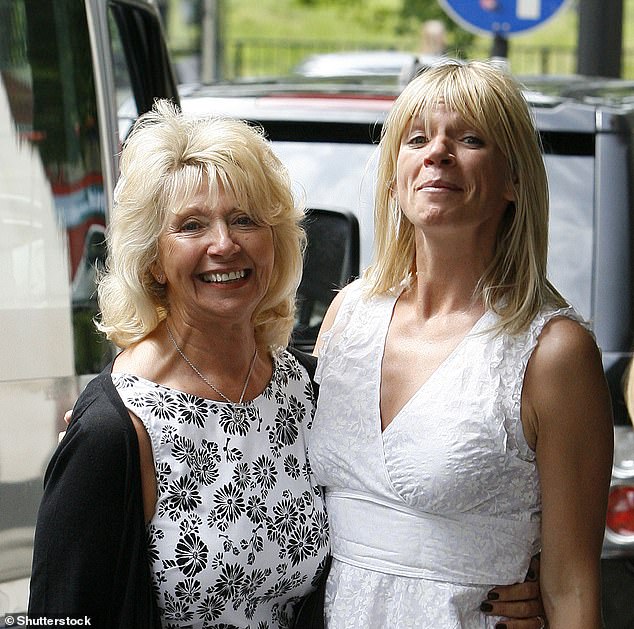 Zoe Ball pictured with her mother Julia in 2011