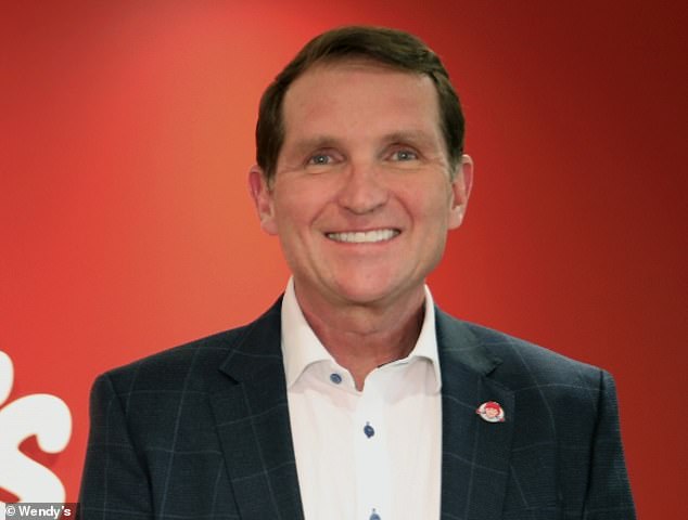 Wendy's CEO Kirk Tanner (pictured) said the company will invest $20 million in 'digital menu boards' over the next two years