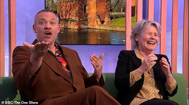 Will Young revealed his 'terrible' encounter with Julia Roberts as he appeared on The One Show with Imelda Staunton on Wednesday