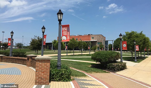 An 18-year-old woman was shot and killed Sunday morning outside a Delaware State University dorm