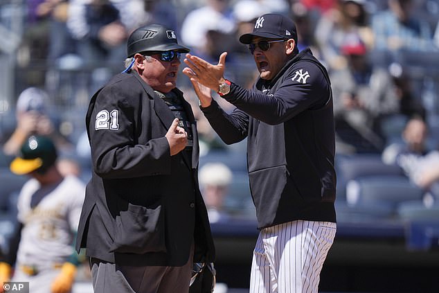 Boone feuded with Hunter Wendelstedt after he was kicked out of the Yankees game