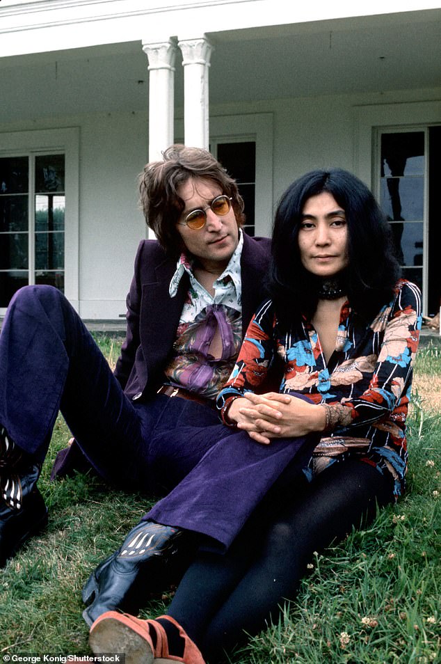 Yoko Ono allegedly told the late John Lennon how to take heroin, according to a new book about his band The Beatles (John and Yoko pictured in 1970)