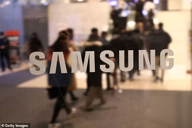The Samsung logo is seen at Samsung's office on February 5, 2024 in Seoul, South Korea
