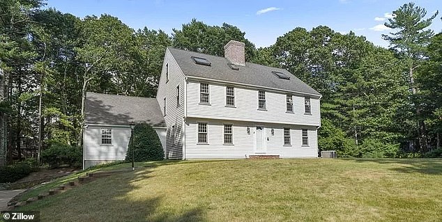 The family lived in this $1.5 million, five-bedroom house outside Duxbury