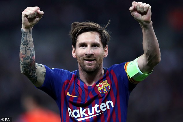 Lionel Messi scored 129 goals in the Champions League as a Barcelona player