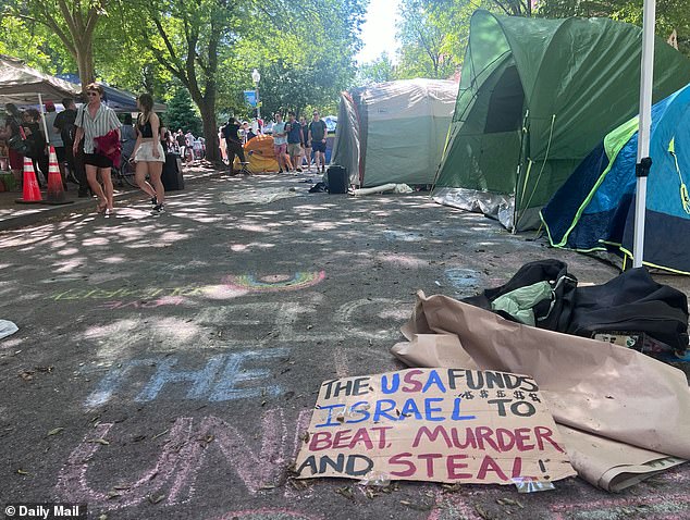 The protests started only on college campuses, but have now spilled into the streets of DC