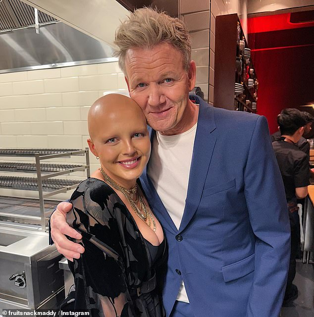 Chef Gordon Ramsay helped make her dreams come true by flying her to his restaurant and cooking for her after she revealed it was a bucket list ambition