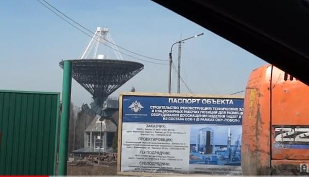 This image purports to show one of the satellite dishes of Russia's secret Tobol GPS jamming system in Kaliningrad