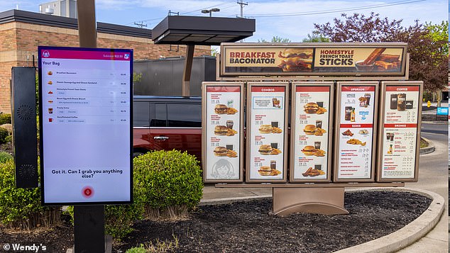 A press release from Wendy's stated that the AI ​​ordering system is 