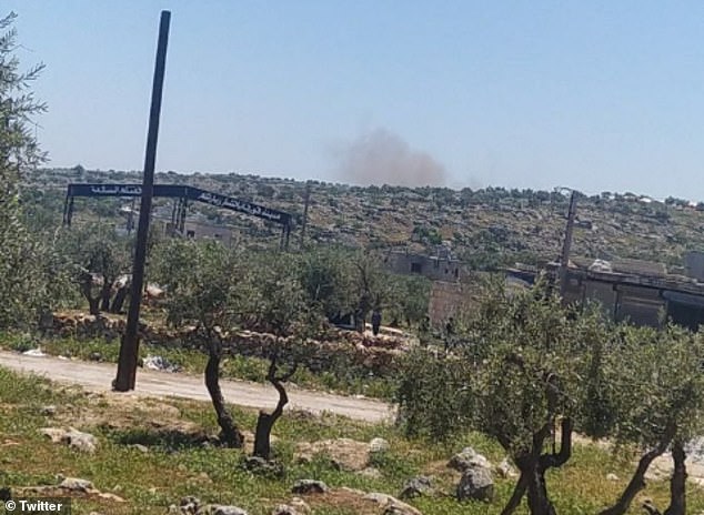 Videos and photos show a plume of smoke rising into the air after the explosion