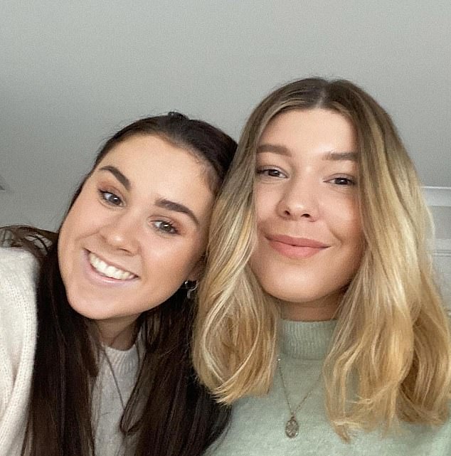Lily Galbraith (left) was killed after former police officer Bruce Daley, driving an Audi convertible, crashed into the back of a car in which she was a passenger.  Her friend Emma McLean (right) is in critical condition