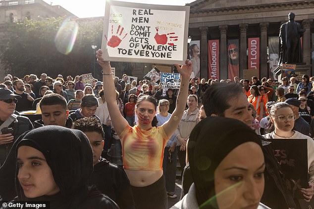 Their pleas follow protests that saw tens of thousands of Australians march in Sydney, Brisbane, Melbourne and Canberra this weekend.  The demonstrations were sparked by growing outrage over a wave of gender-related killings, with around 28 women killed this year.