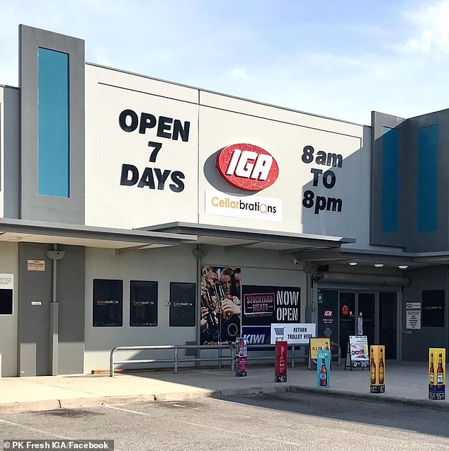 Darken left the girl a short time later at an IGA supermarket in Port Kennedy, with her hands tied with zip ties
