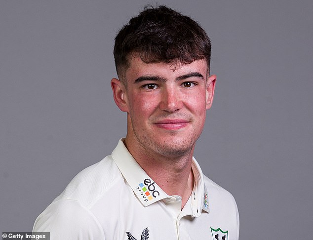 His club, Worcestershire, said they were 'heartbroken' by the 20-year-old spinner's death