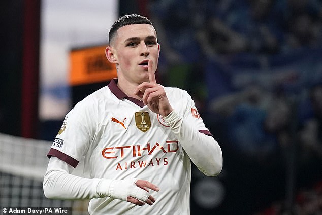 23-year-old Foden steers Pep Guardiola's team towards a record fourth consecutive Premier League win