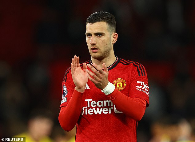 United defender Diogo Dalot was one of the surprise names to receive at least one vote this year