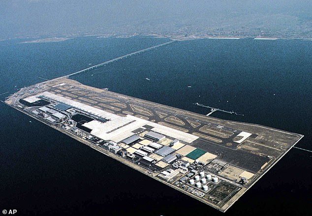 Kansai International Airport celebrates its 30th anniversary in September, marking three decades without losing a single piece of luggage (pictured in 1994 when it opened for operations)