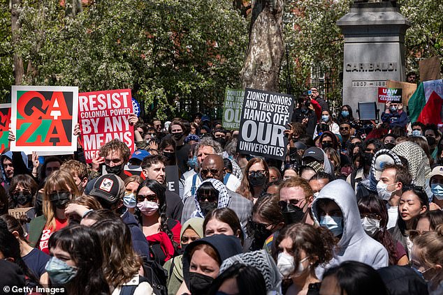 Hundreds of NYU protesters have been arrested in recent weeks during intense clashes with the NYPD