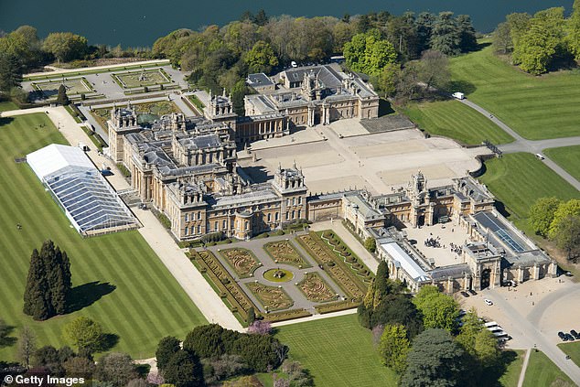 Blenheim Palace (pictured) was built in the 18th century for John Churchill, the first Duke of Marlborough