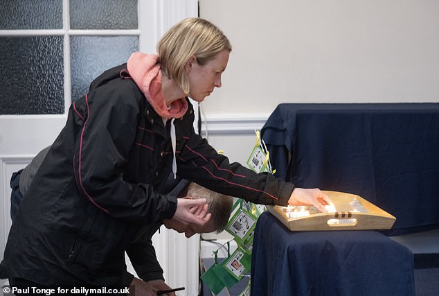 Tributes were paid by those at the vigil on Friday evening, with several candles being lit during the event