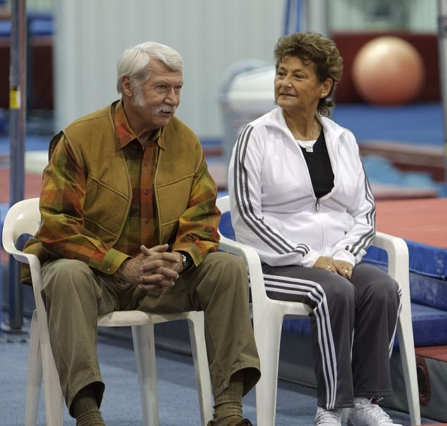 Pictured are Martha and Bela Karolyi, after whom the Karolyi Ranch is named