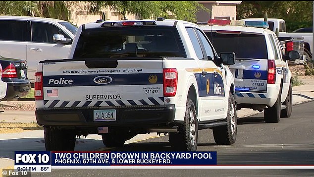 Phoenix police said the tragic incident is consistent with an accidental drowning