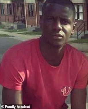 Mosby came under sharp criticism in law enforcement circles for her handling of the 2015 death of Freddie Gray (pictured), who died in police custody.  Mosby failed to convict the officers involved, and a judge is said to have 'laughed at her'