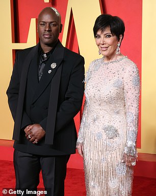 68-year-old Kris Jenner is currently linked to 43-year-old actor Corey Gamble.  That creates an age difference of 25 years between the two.