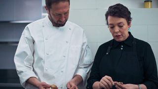 Richie is shown by Terry how to prepare a new meal in season 2 of The Bear