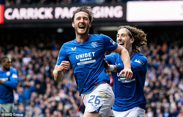 Ben Davies was an unlikely goalscorer for Rangers after coming on for Leon Balogun