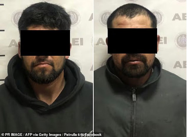 Brothers Jesús Gerardo Garcia Cota and Cristian Alejandro García were two of the three arrested.  It is unclear which brother is which in their mugshots