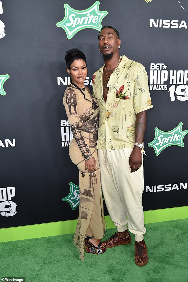 Teyana shares two daughters with estranged husband Iman Shumpert, 33 – whom she divorced in November 2023 (2019 photo)