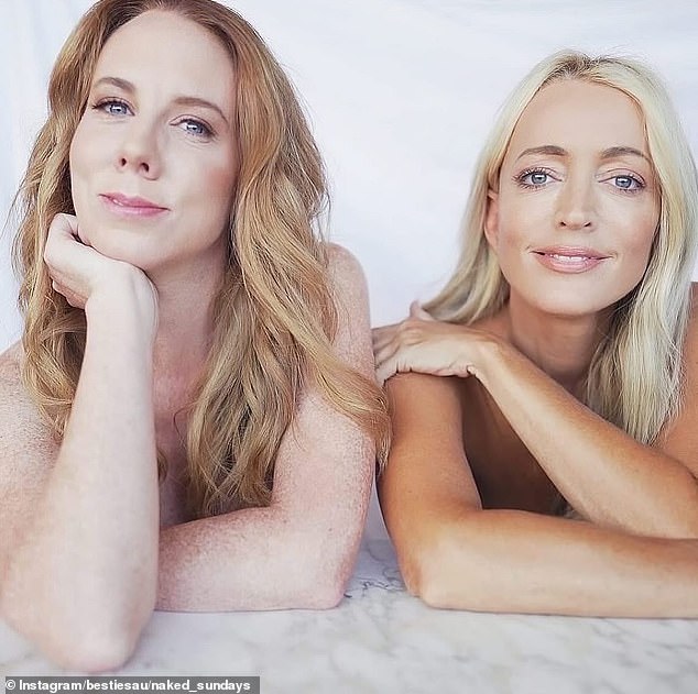 The 49-year-old radio host joined forces with her friend and Besties co-founder Gemma O'Neill (left) to raise awareness about skin cancer and sunscreen use