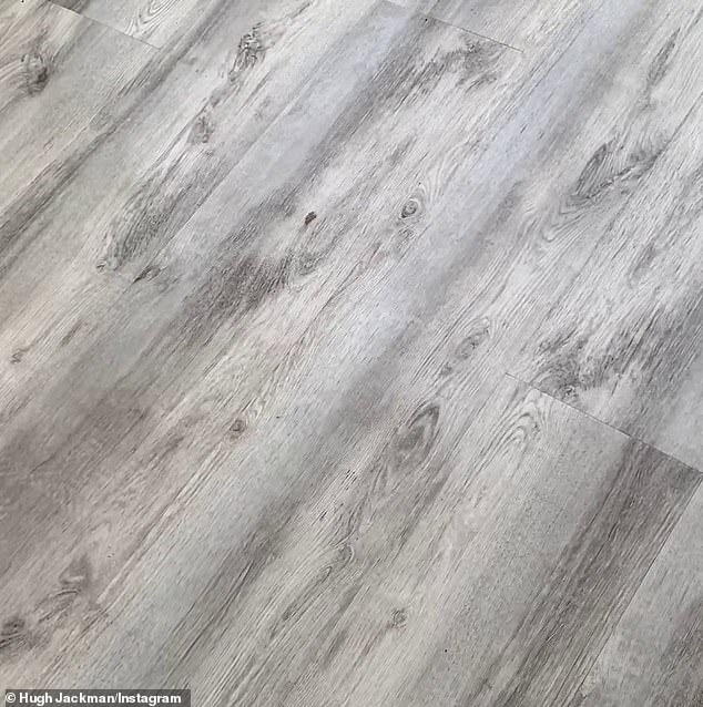 The Australian star also shared a one-second clip of a floor on his social media page