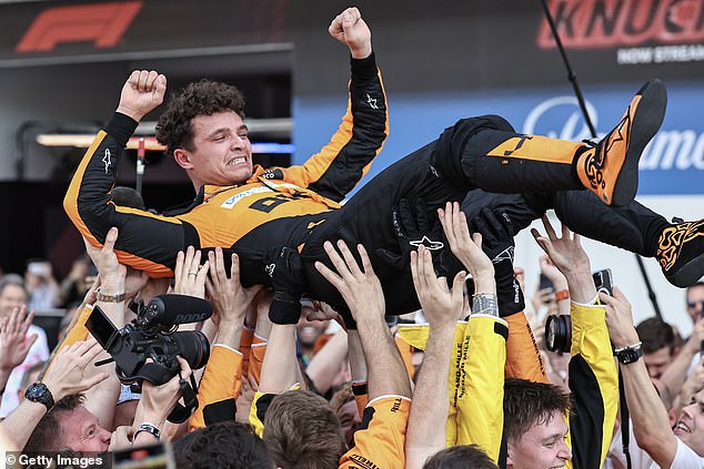 The 24-year-old won his first race at the Miami Grand Prix after benefiting from a safety car