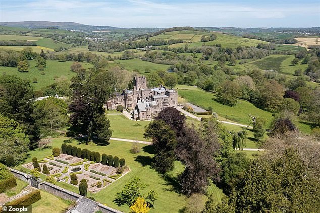 The penthouse is part of Flete House Tower, set in 30 acres of landscaped grounds in the village of Ermington, 2 miles from the Devon town of Ivybridge.