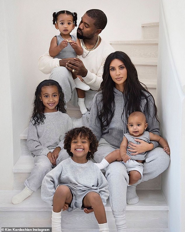 Met Gala 2022 was canceled due to Covid and in 2021 Kim filed for divorce from Kanye, citing irreconcilable differences (family pictured in 2019)