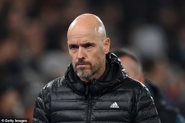 According to reports, Erik ten Hag's (pictured) side were in talks with Getafe over a new loan deal for Greenwood