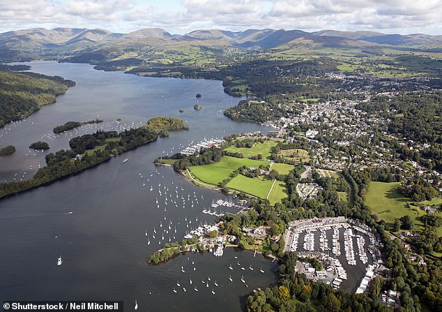 At peak times, the researchers found that the Lake Windermere catchment was visited by eight times as many residents – the same as the population of Nottingham.