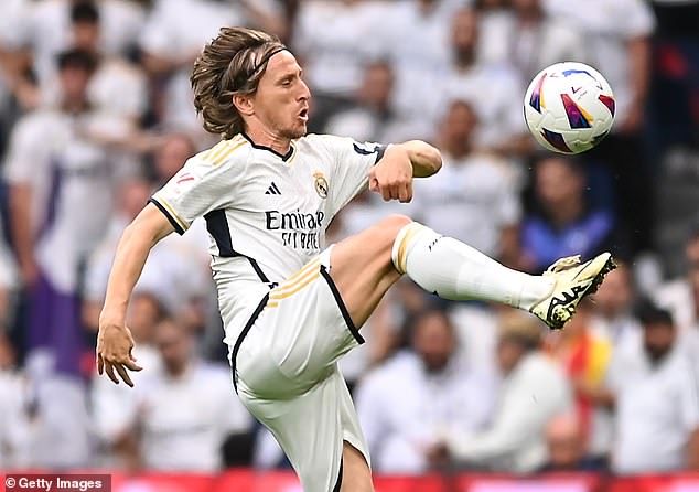 Luka Modric has now won 25 trophies with Real Madrid after being involved in their LaLiga success