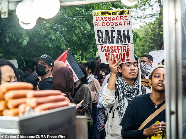 Student groups in New York City declared a Day of Rage for Gaza as campus demonstrations against the war continue