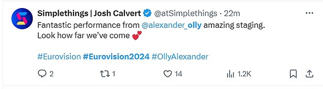 1715124163 575 Eurovision fans share concern for Olly Alexanders shaky vocals as