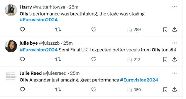 1715124166 223 Eurovision fans share concern for Olly Alexanders shaky vocals as