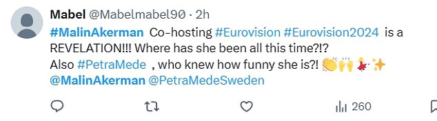 1715127709 541 Eurovision fans are overjoyed as forgotten Hollywood star makes her